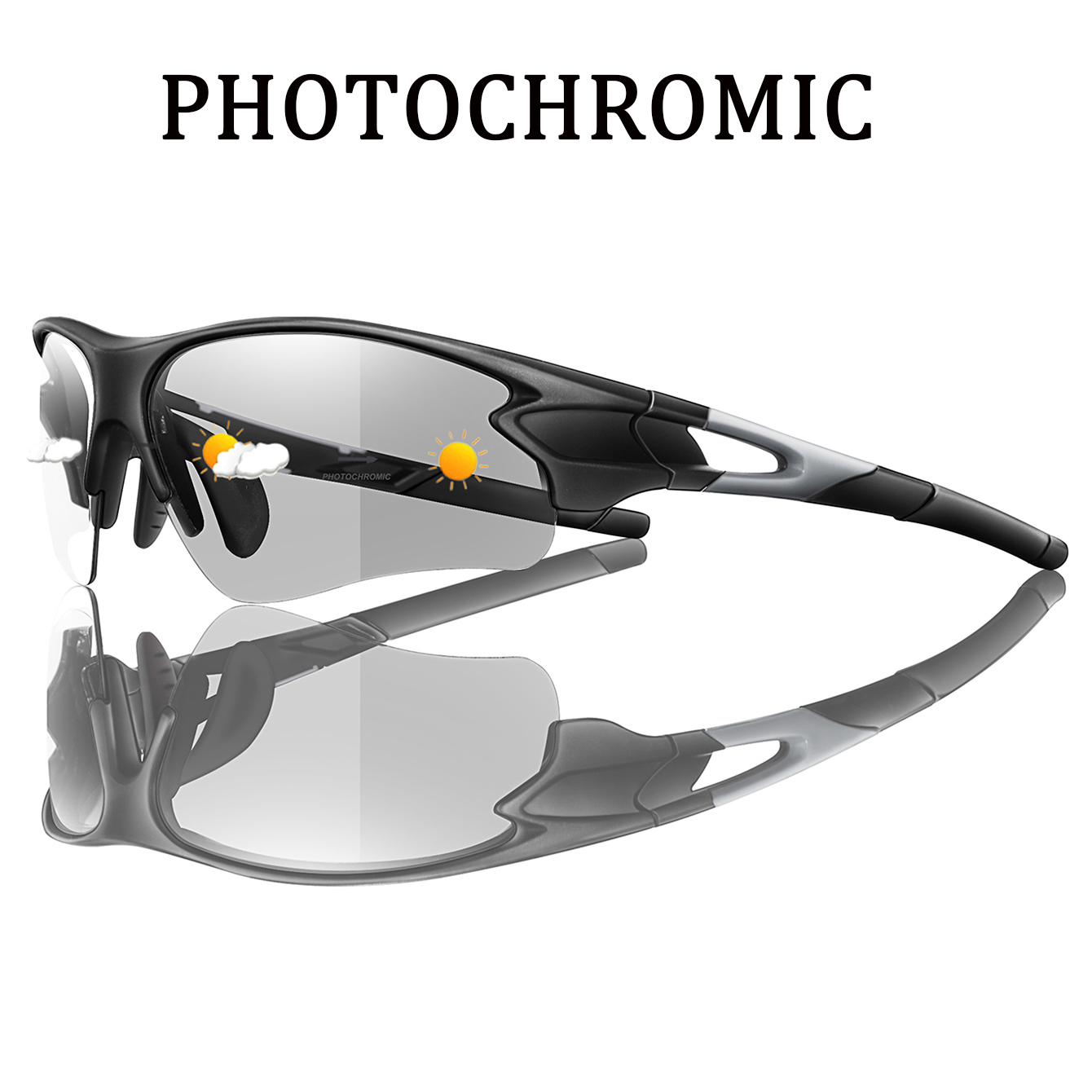 Outdoor Sport Glasses - Fashion Photochromic Sunglasses Unisex Outdoor Sports