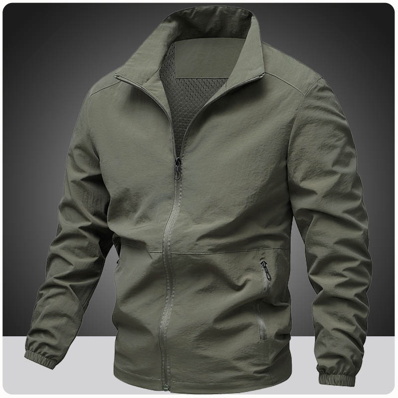 Outdoor Sport Windbreaker - Spring Lightweight Varsity Jacket Men Summer