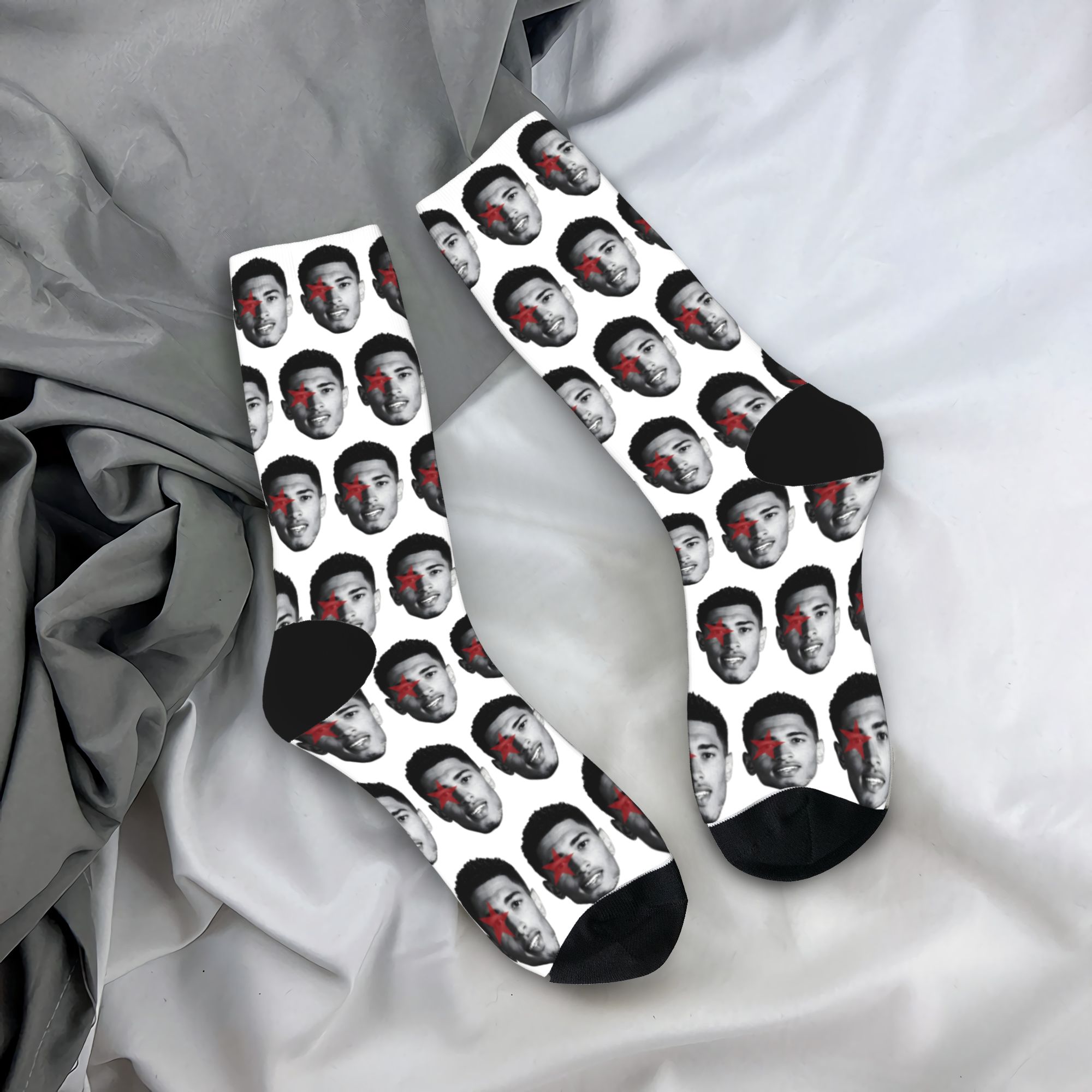 Outdoor Sport Hose - Jude-Bellingham Socks Big Head Graphic Stockings