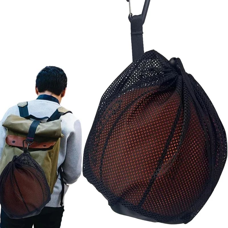 Outdoor Sports Net - Portable Basketball Team Training Drawstring Mesh