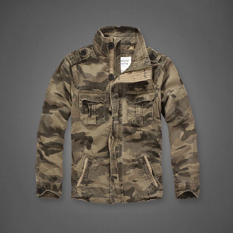 Men Camo Cargo Jacket Autumn H - Outdoor Sport Windbreaker recension och pris