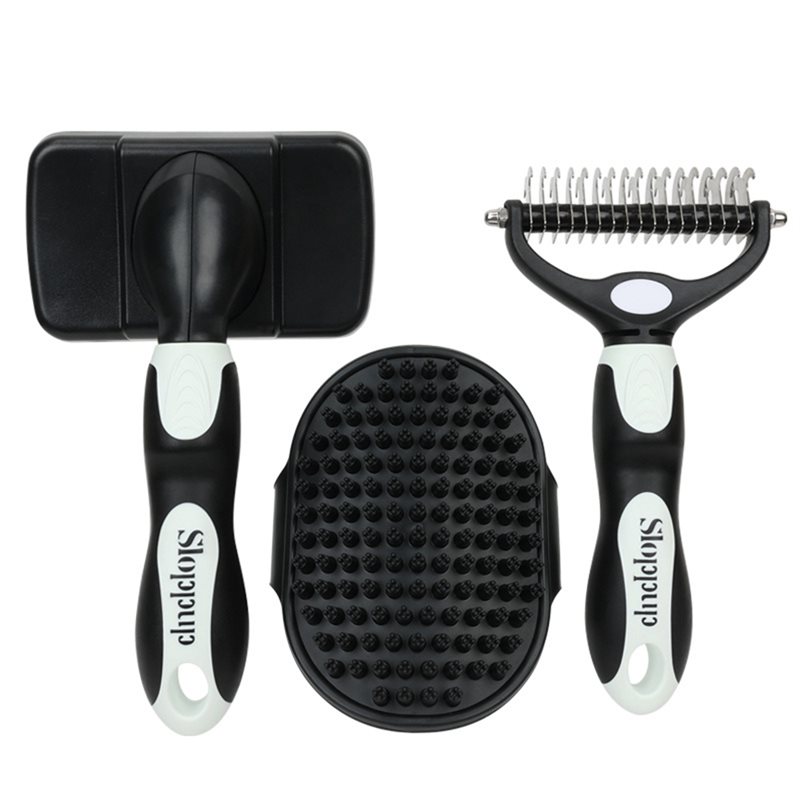 NEW HOT In Stock-3PCS For Dogs - Grooming Kit Horse recension och pris
