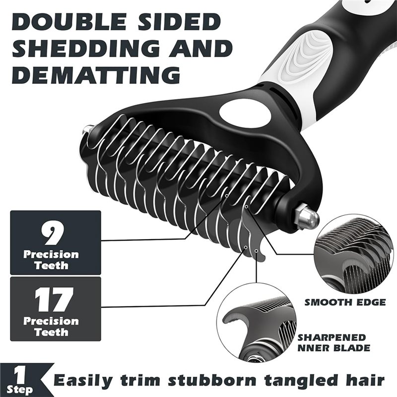 NEW HOT In Stock-3PCS For Dogs - Grooming Kit Horse recension och pris