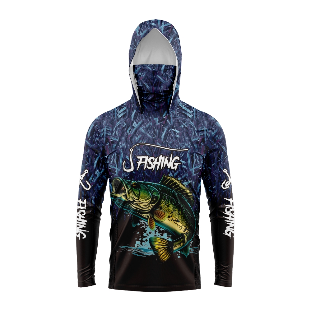 Men Bass Fish Print Fishing Ho - Outdoor Sports recension och pris