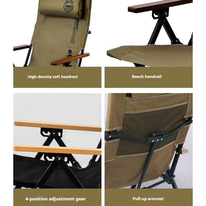 Folding High Back Beach Campin - Outdoor Sport Chairs recension och pris
