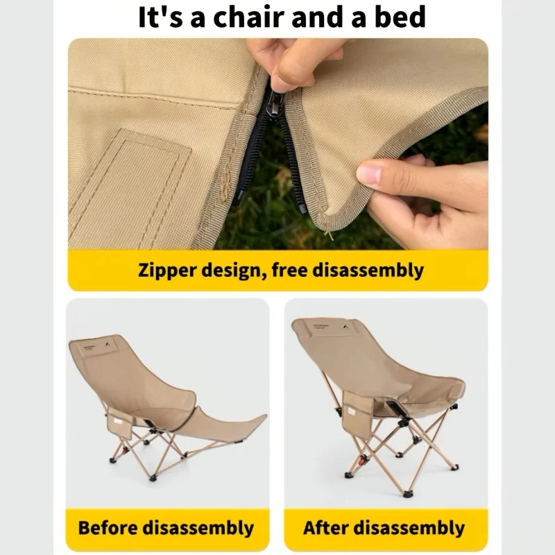 Portable Adjustable Folding Mo - Outdoor Sport Chairs recension och pris