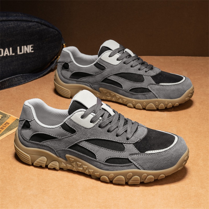 Autumn Men Retro Hiking Shoes  - Outdoor Sport Lights recension och pris