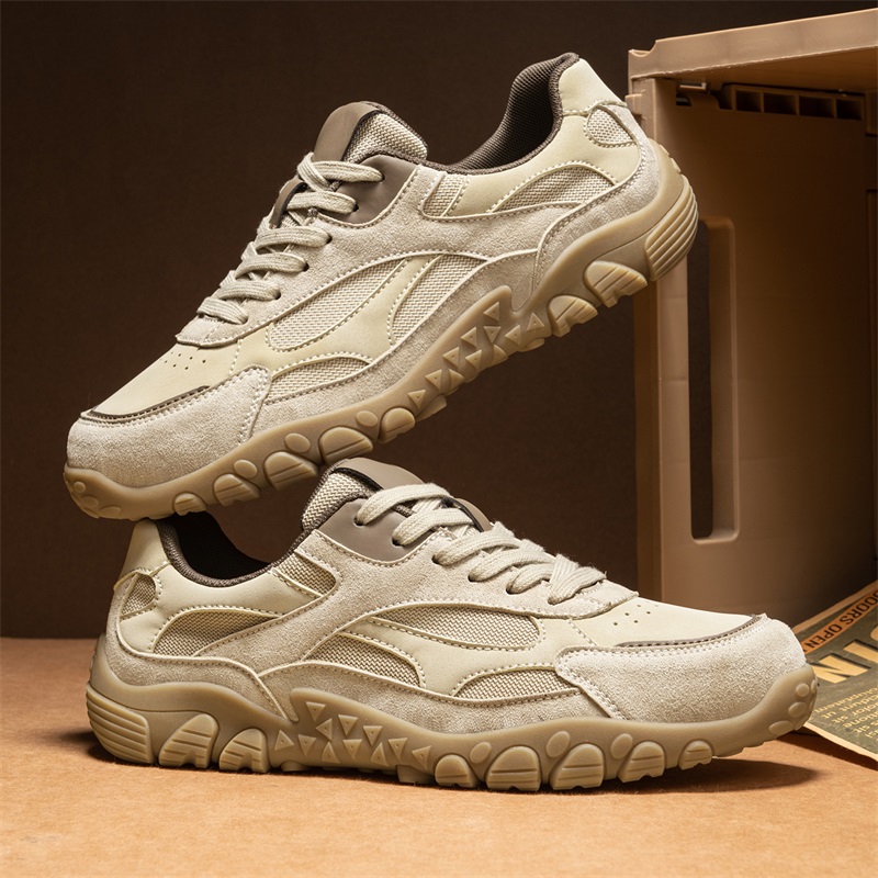 Autumn Men Retro Hiking Shoes  - Outdoor Sport Lights recension och pris
