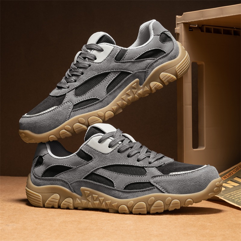 Autumn Men Retro Hiking Shoes  - Outdoor Sport Lights recension och pris