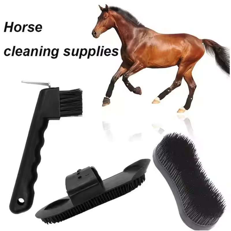 【SPECIAL】5-Piece Horse Groomin - Grooming Kit Horse recension och pris