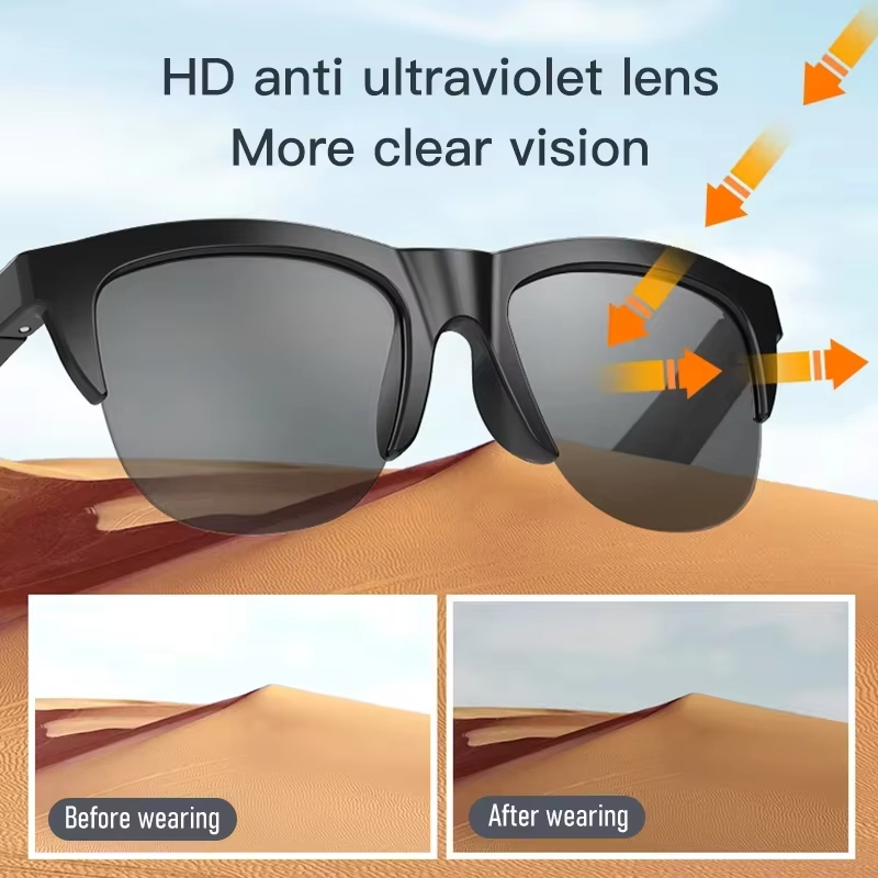 Smart Sunglasses Glasses Bluet - Outdoor Sport Glasses recension och pris