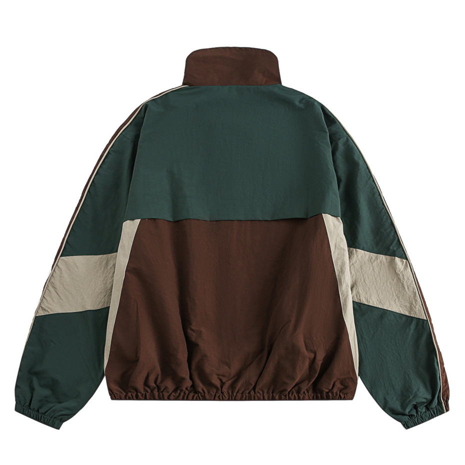 Vintage Patchwork Jackets Wind - Outdoor Sport Windbreaker recension och pris